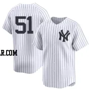 Bernie Williams Youth New York Yankees White Limited Yankee Home 2nd Jersey