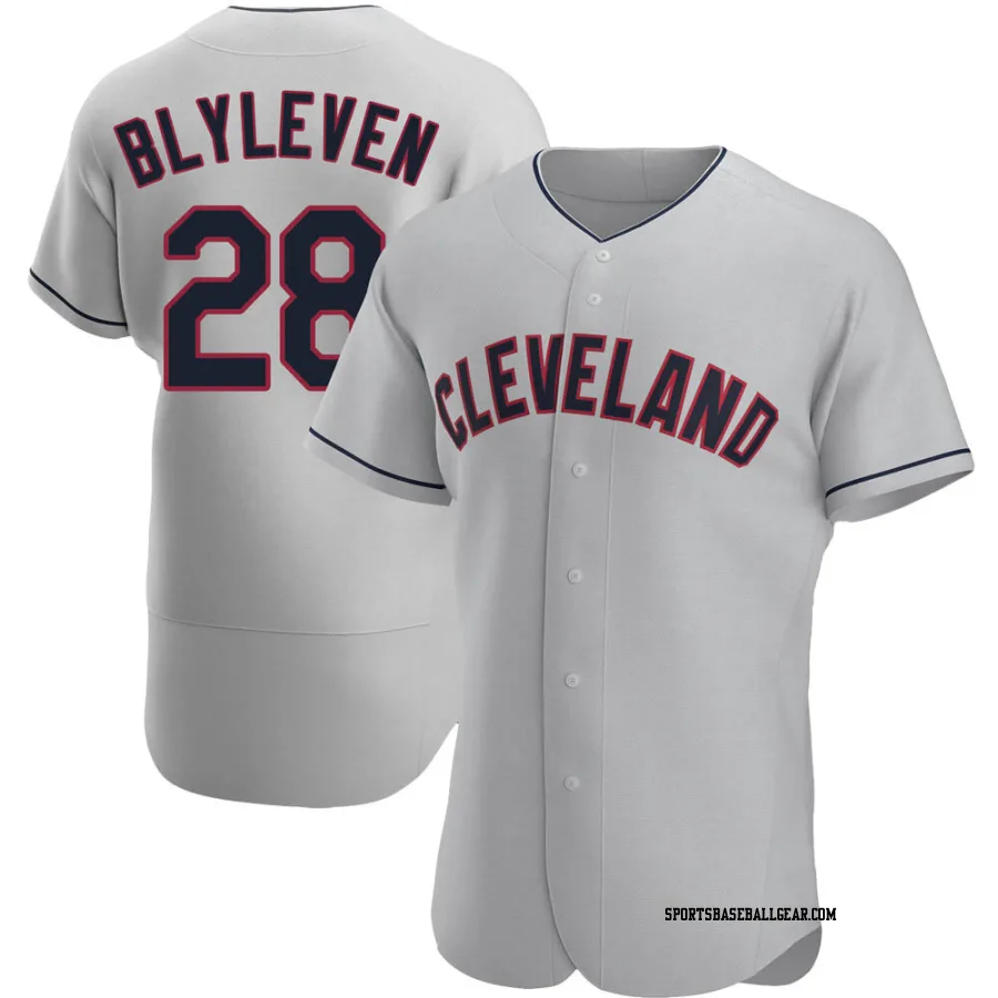 Bert Blyleven Men's Cleveland Guardians Gray Authentic Road Jersey