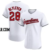 Bert Blyleven Men's Cleveland Guardians White Elite Home Jersey