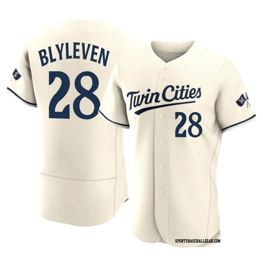 Bert Blyleven Men's Minnesota Twins Cream Authentic Alternate 2023 Jersey