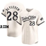 Bert Blyleven Men's Minnesota Twins Cream Limited Alternate Jersey