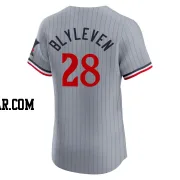 Bert Blyleven Men's Minnesota Twins Gray Elite Road Jersey