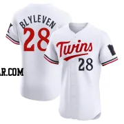 Bert Blyleven Men's Minnesota Twins White Elite Home Jersey