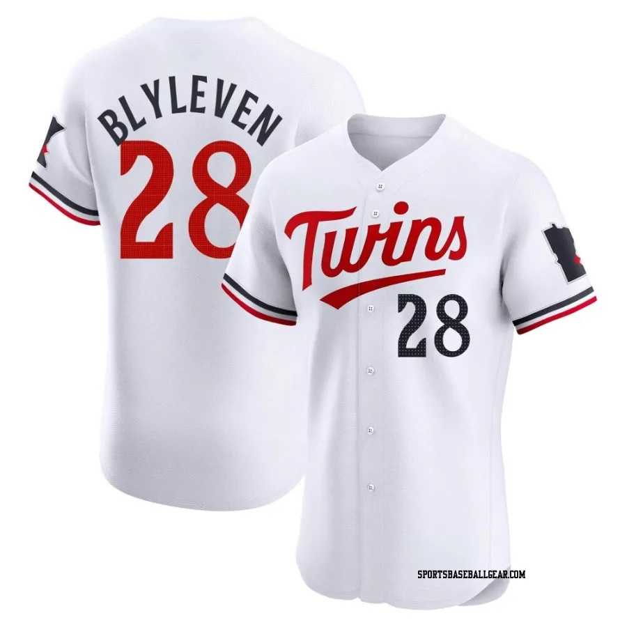 Bert Blyleven Men's Minnesota Twins White Elite Home Jersey