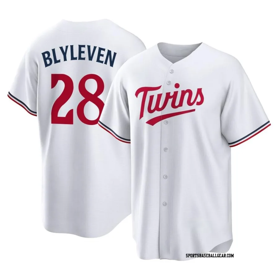 Bert Blyleven Men's Minnesota Twins White Replica Home Jersey