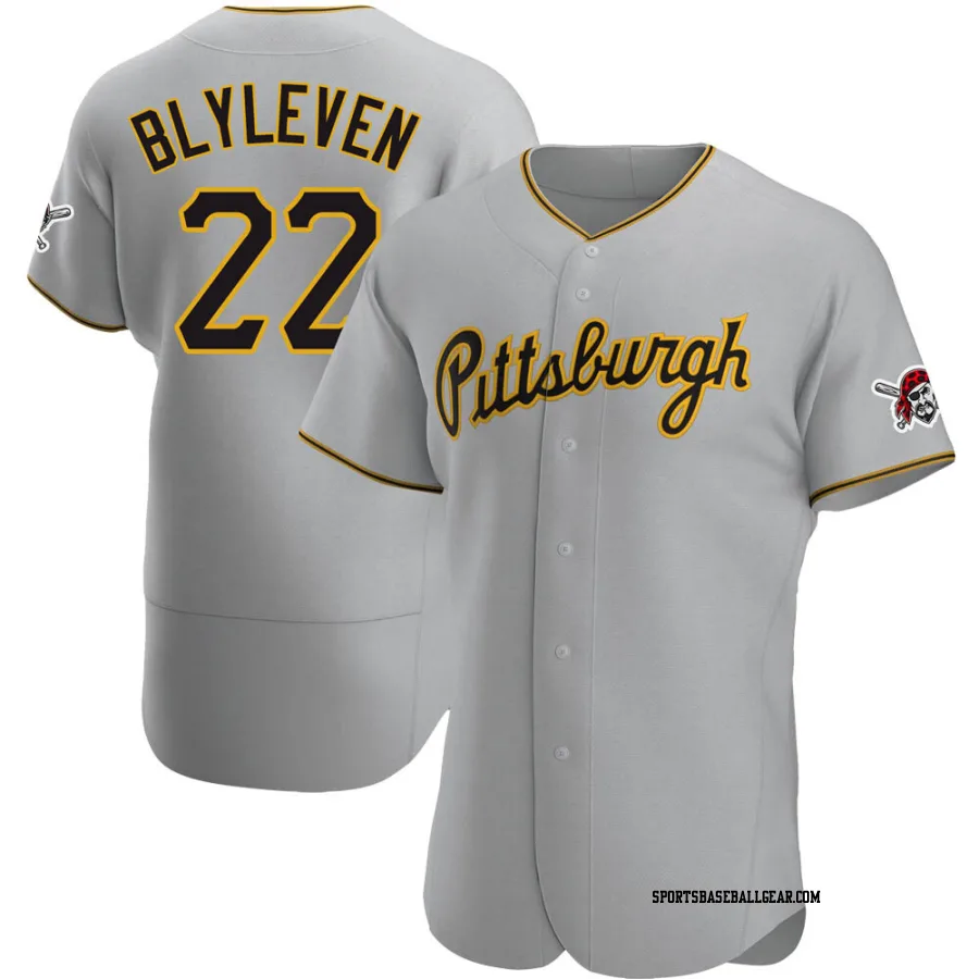 Bert Blyleven Men's Pittsburgh Pirates Gray Authentic Road Jersey