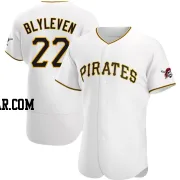 Bert Blyleven Men's Pittsburgh Pirates White Authentic Home Jersey