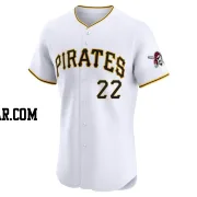 Bert Blyleven Men's Pittsburgh Pirates White Elite Home Jersey