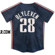 Bert Blyleven Toddler Cleveland Guardians Navy Limited Preschool & 2024 City Connect Jersey