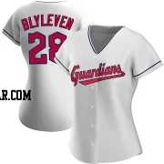 Bert Blyleven Women's Cleveland Guardians White Authentic Home Jersey