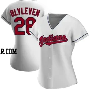 Bert Blyleven Women's Cleveland Guardians White Authentic Home Jersey