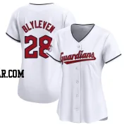 Bert Blyleven Women's Cleveland Guardians White Limited Home Jersey