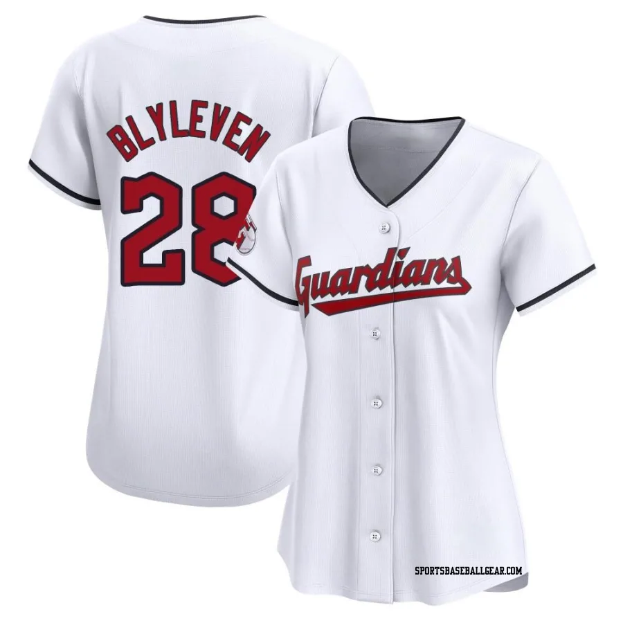 Bert Blyleven Women's Cleveland Guardians White Limited Home Jersey