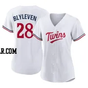 Bert Blyleven Women's Minnesota Twins White Authentic Home Jersey