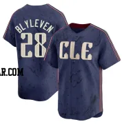 Bert Blyleven Youth Cleveland Guardians Navy Limited 2024 City Connect Jersey