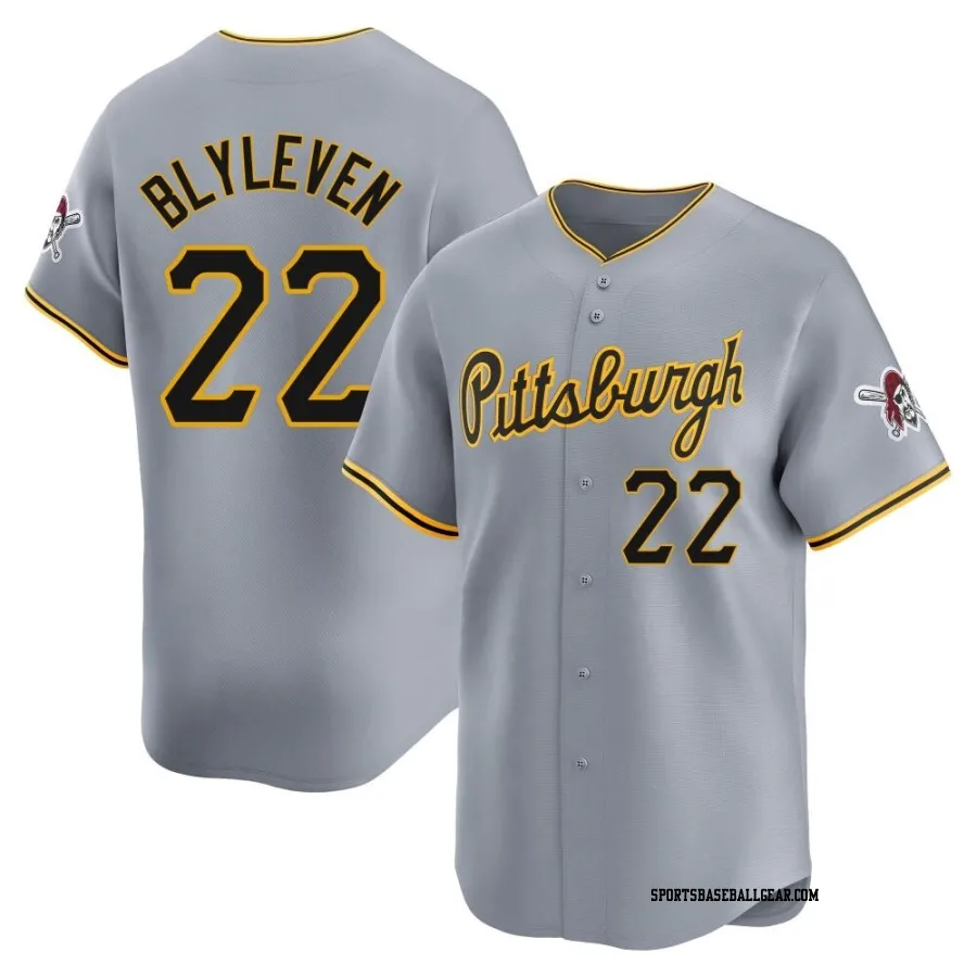 Bert Blyleven Youth Pittsburgh Pirates Gray Limited Away Jersey