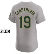 Bert Campaneris Men's Oakland Athletics Gray Elite Road Jersey