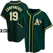 Bert Campaneris Men's Oakland Athletics Green Replica Alternate Jersey