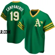 Bert Campaneris Men's Oakland Athletics Green Replica R Kelly Road Cooperstown Collection Jersey