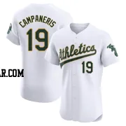 Bert Campaneris Men's Oakland Athletics White Elite Home Jersey