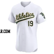 Bert Campaneris Men's Oakland Athletics White Elite Home Jersey