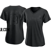 Bert Campaneris Women's Oakland Athletics Black Replica Pitch Fashion Jersey