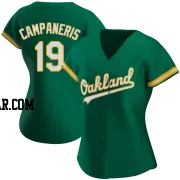 Bert Campaneris Women's Oakland Athletics Green Authentic Kelly Alternate Jersey