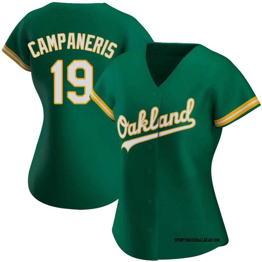 Bert Campaneris Women's Oakland Athletics Green Replica Kelly Alternate Jersey