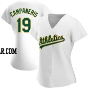 Bert Campaneris Women's Oakland Athletics White Authentic Home Jersey