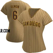 Bill Almon Women's San Diego Padres Tan/Brown Authentic Alternate Jersey