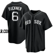 Bill Buckner Men's Boston Red Sox Black/White Replica Jersey