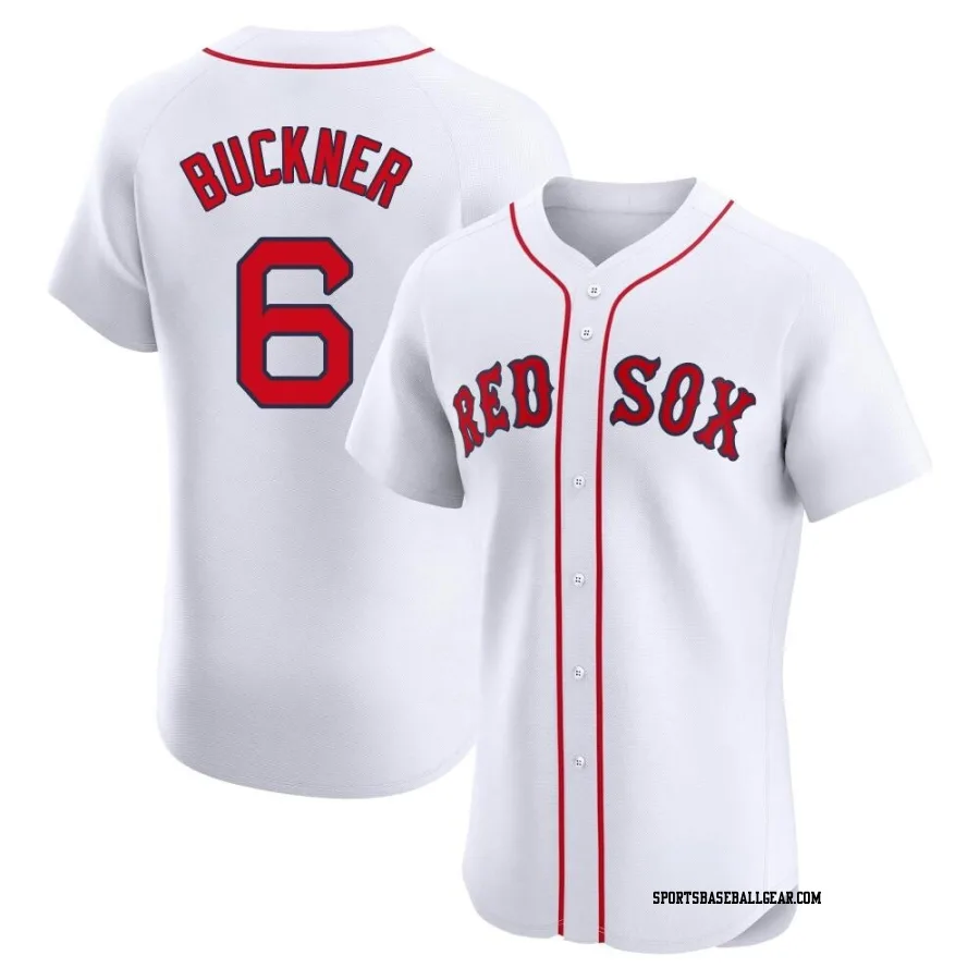 Bill Buckner Men's Boston Red Sox White Elite Home Jersey