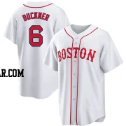 Bill Buckner Men's Boston Red Sox White Replica 2021 Patriots' Day Jersey