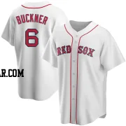 Bill Buckner Men's Boston Red Sox White Replica Home Jersey