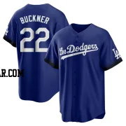 Bill Buckner Men's Los Angeles Dodgers Royal Replica 2021 City Connect Jersey