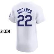 Bill Buckner Men's Los Angeles Dodgers White Elite Home Jersey