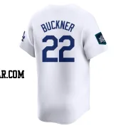 Bill Buckner Men's Los Angeles Dodgers White Limited 2024 World Tour Seoul Series Home Jersey