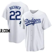 Bill Buckner Men's Los Angeles Dodgers White Replica 2024 World Tour Seoul Series Home Jersey