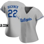 Bill Buckner Women's Los Angeles Dodgers Gray Authentic Road Jersey