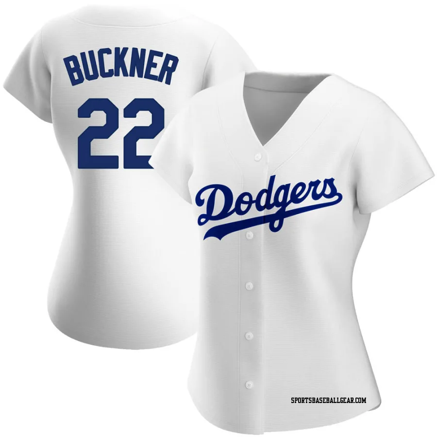 Bill Buckner Women's Los Angeles Dodgers White Authentic Home Jersey