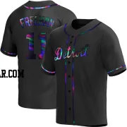 Bill Freehan Men's Detroit Tigers Black Holographic Replica Alternate Jersey