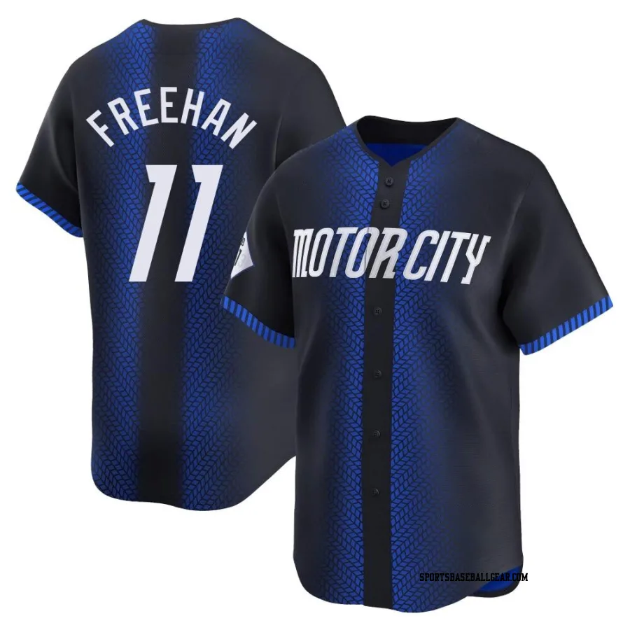 Bill Freehan Men's Detroit Tigers Blue Limited 2024 City Connect Jersey