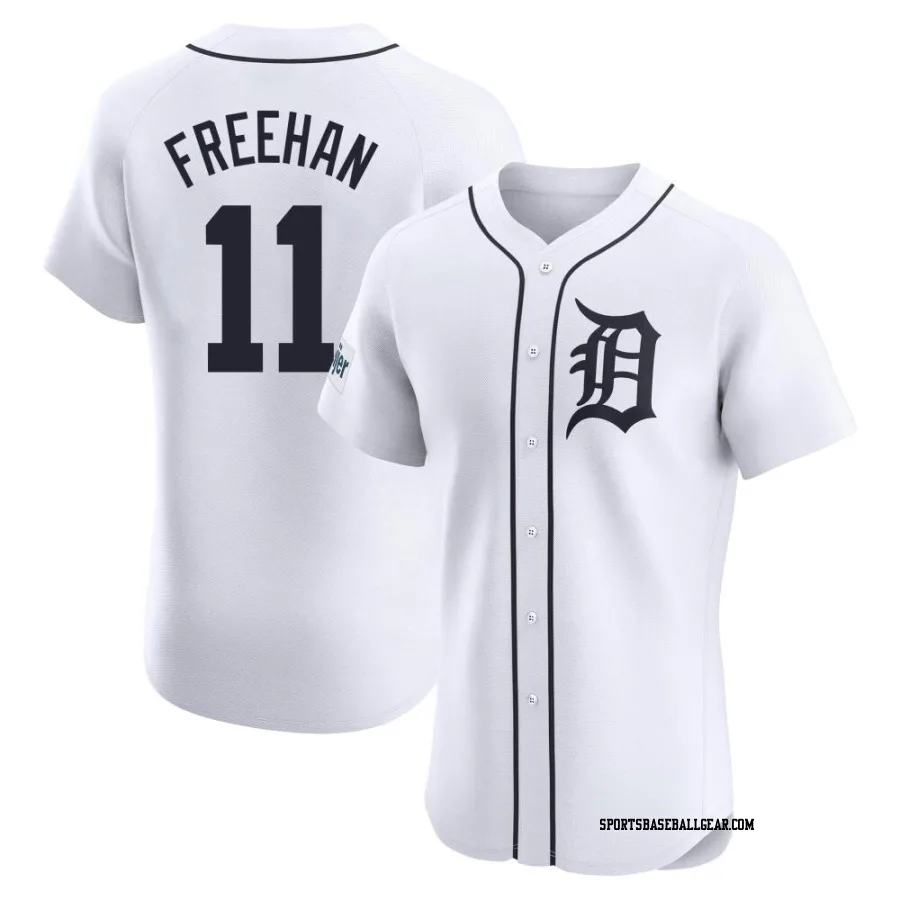 Bill Freehan Men's Detroit Tigers White Elite Home Patch Jersey