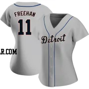 Bill Freehan Women's Detroit Tigers Gray Authentic Road Jersey