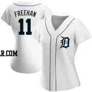 Bill Freehan Women's Detroit Tigers White Authentic Home Jersey