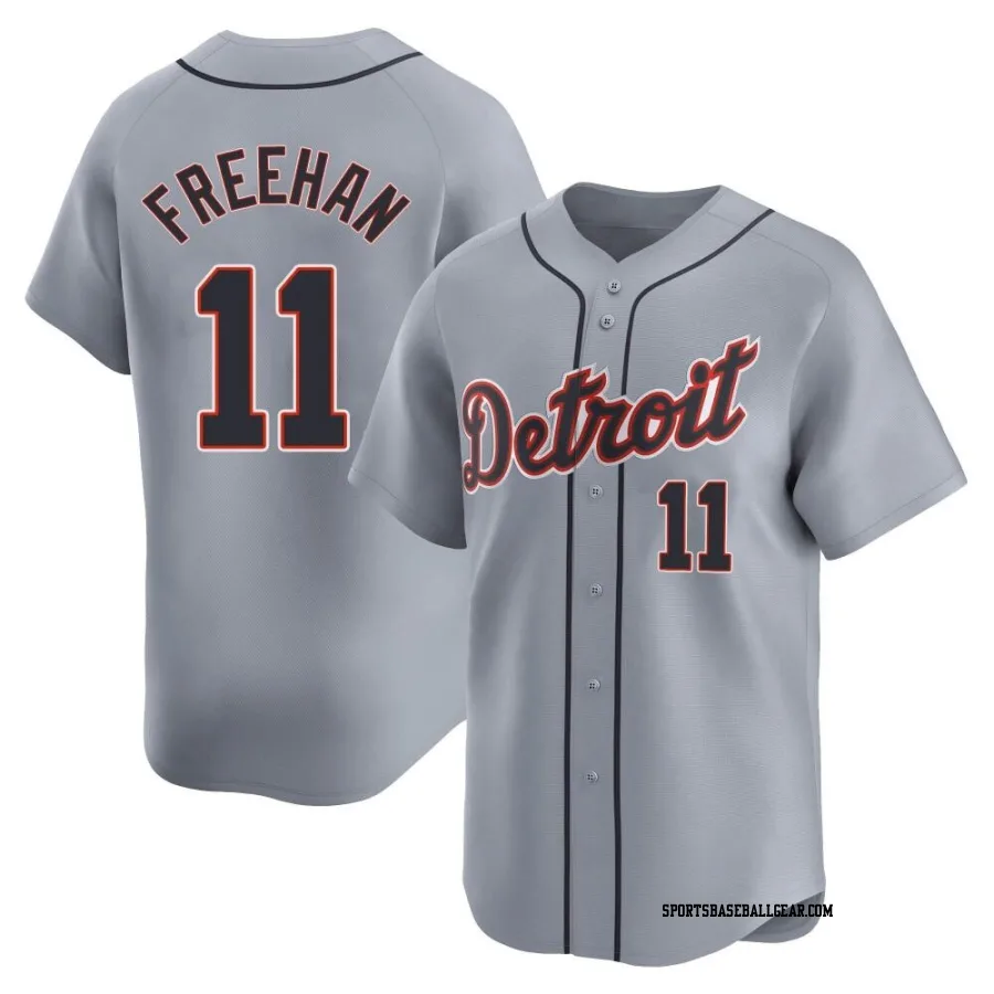 Bill Freehan Youth Detroit Tigers Gray Limited Road Jersey