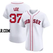 Bill Lee Men's Boston Red Sox White Elite Home Patch Jersey