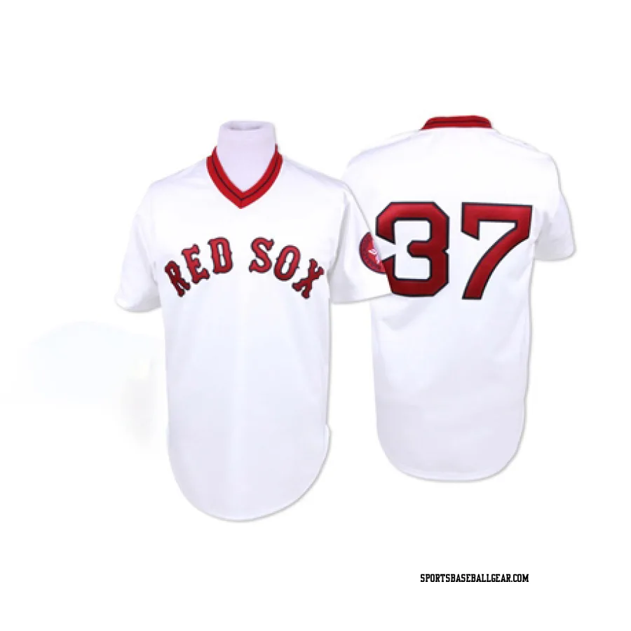 Bill Lee Men's Boston Red Sox White Replica Throwback Jersey