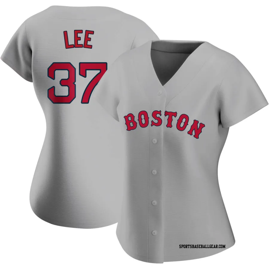 Bill Lee Women's Boston Red Sox Gray Authentic Road Jersey