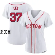 Bill Lee Women's Boston Red Sox White Authentic 2021 Patriots' Day Jersey